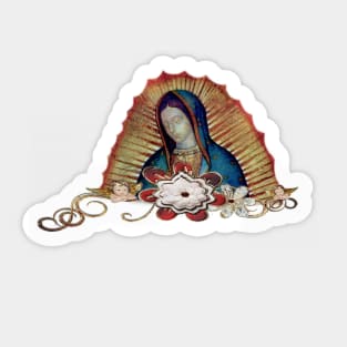 Our Lady of Guadalupe Mexican Virgin Mary Mexico Tilma 102 Sticker